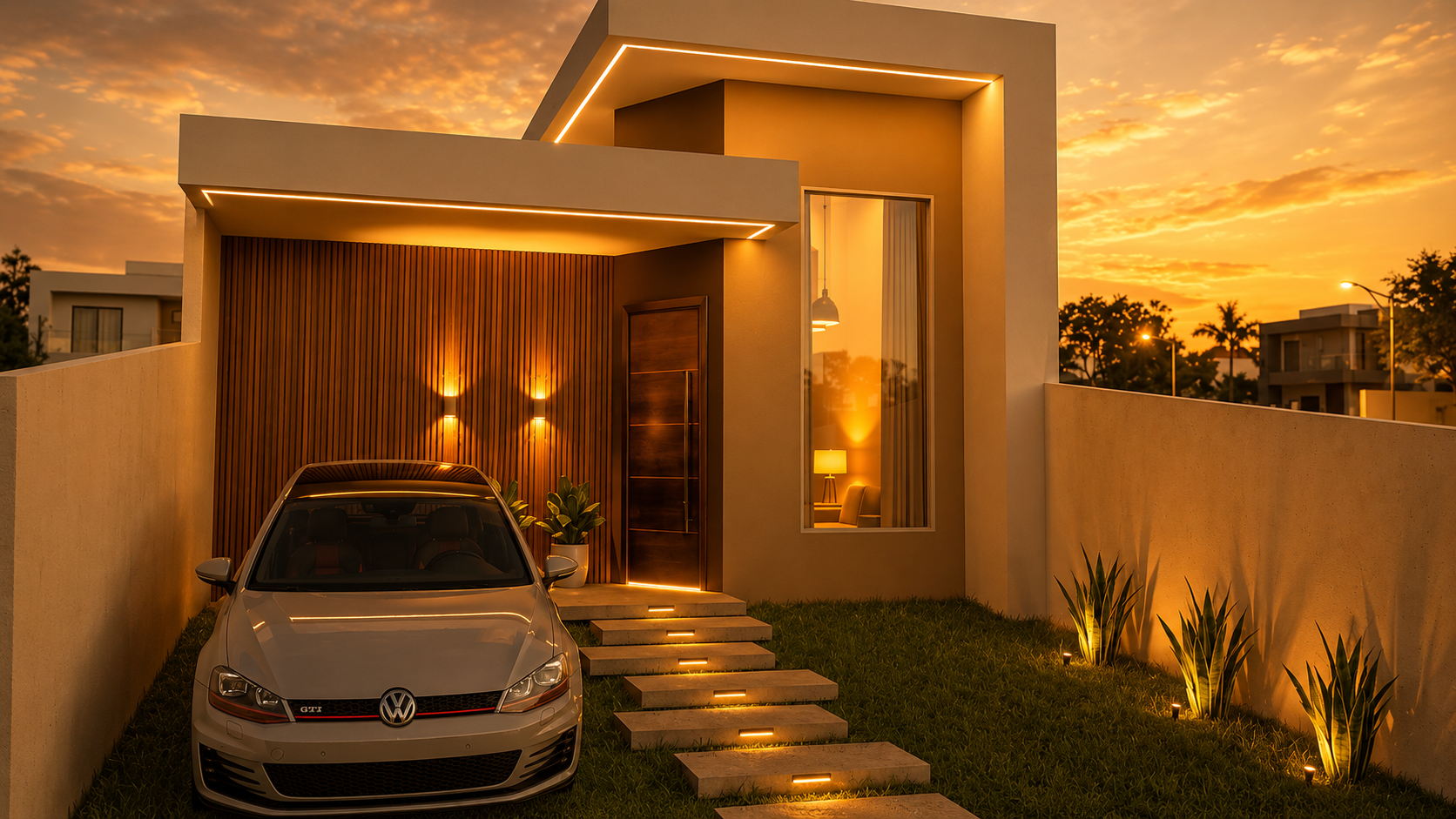 Arquitetura de luxo contemporânea
